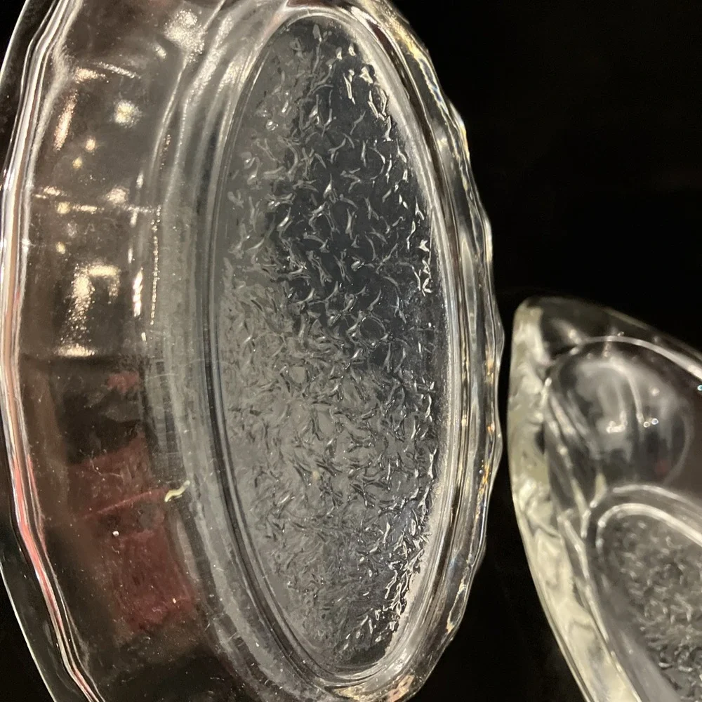 Unmarked clear glass